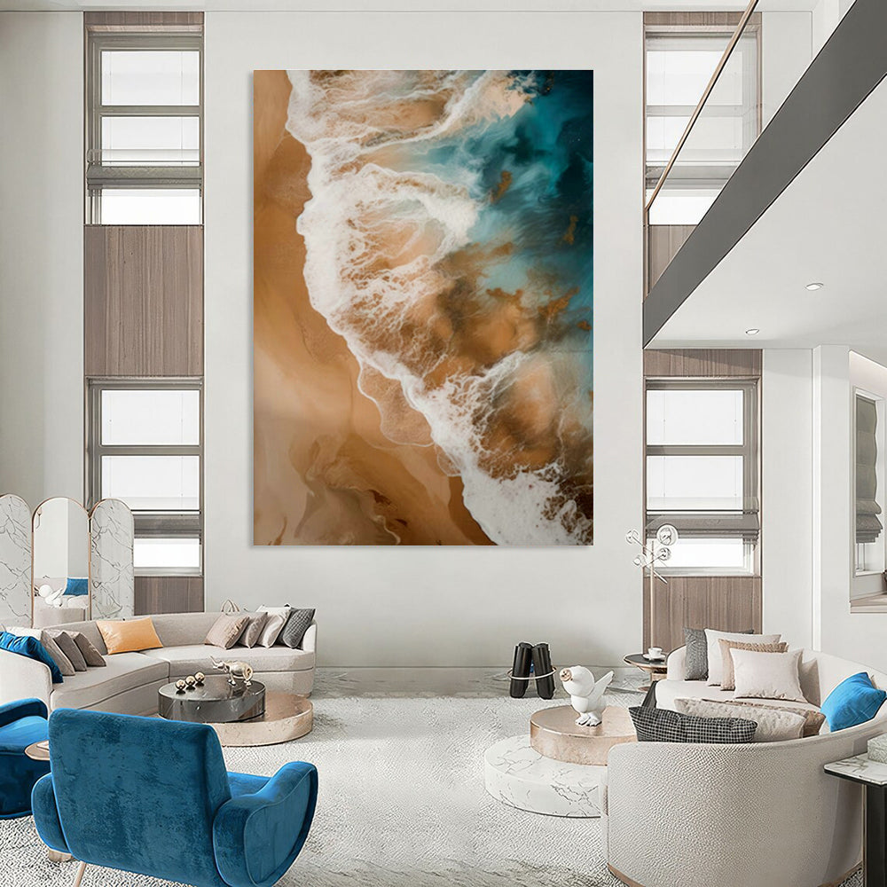Hand-Crafted Abstract Wall Decor for Cottage Living Room & Office DLZ1646