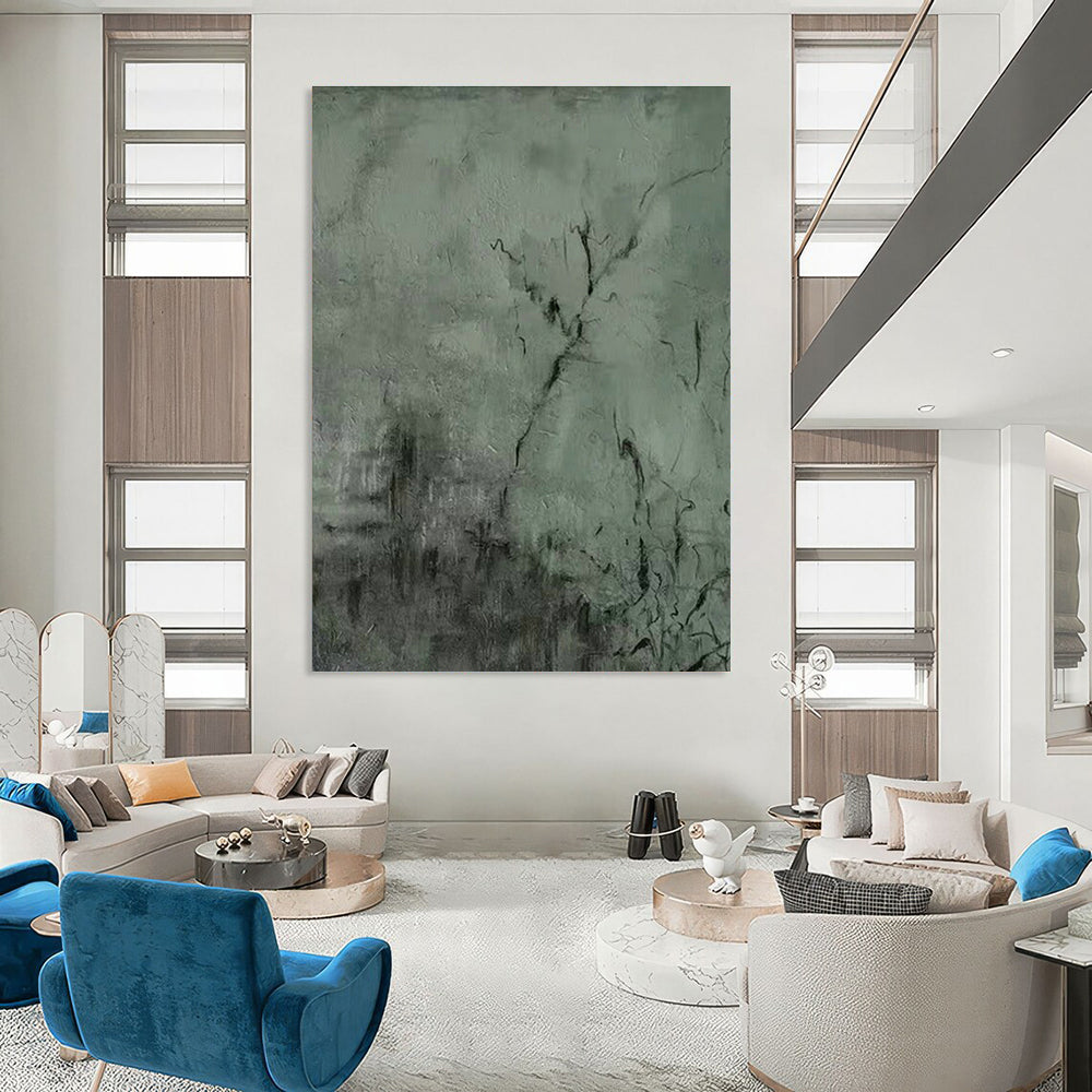 Massive Handmade Abstract Wall Art for Office & Cottage Hallway DLZ1212