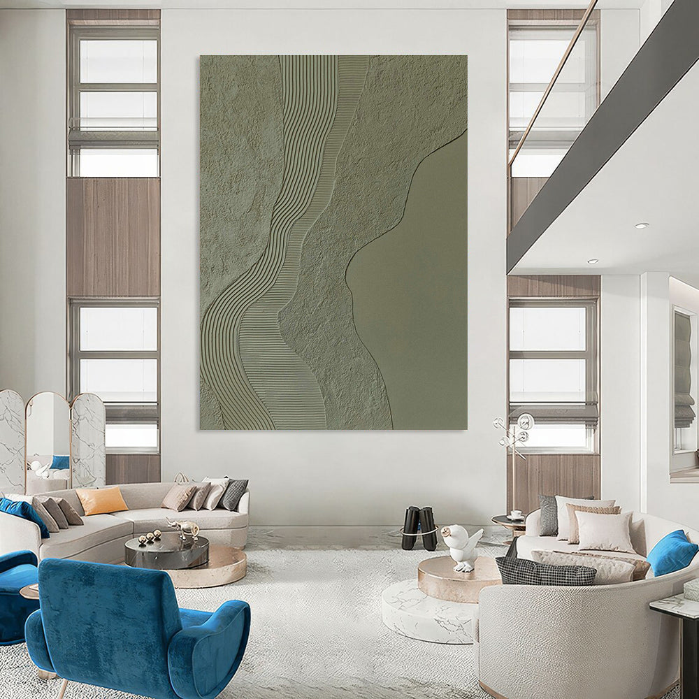 Colossal Custom Abstracts for Entryway Impact DLZ0392