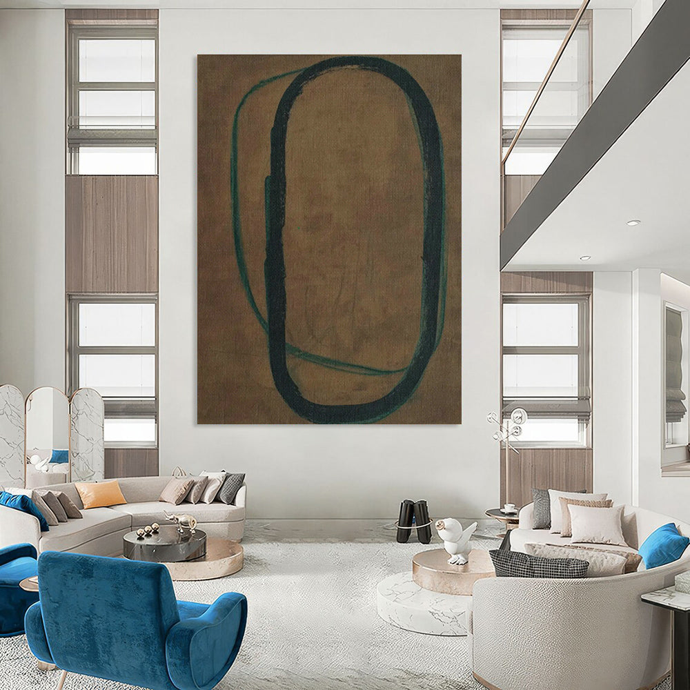 Extra-Vast Custom Abstract Canvas for Bedroom & Cottage Entryway DLZ1160