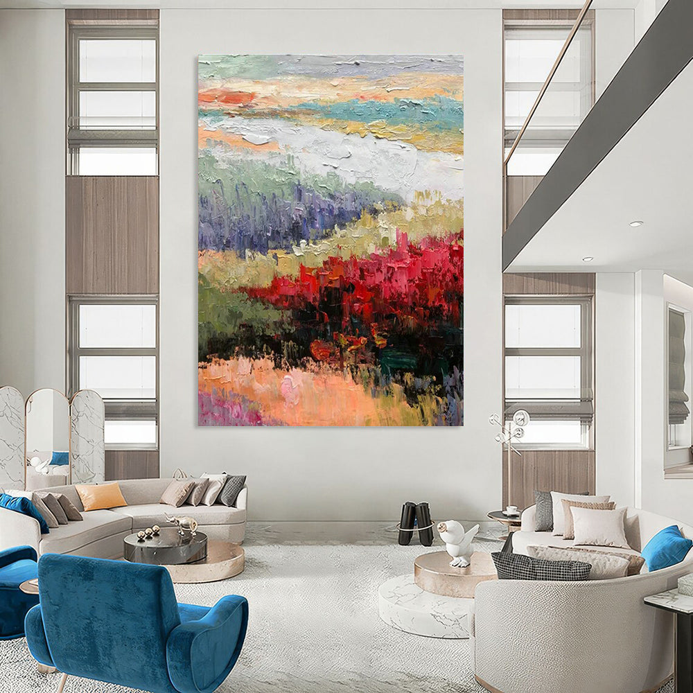 Handmade Oversized Abstract Painting for Office & Hallway DLZ1280