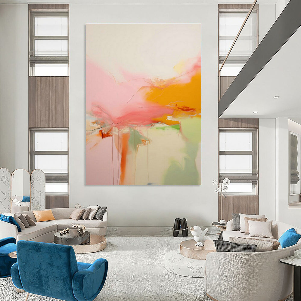 Ginormous Custom-Built Handmade Abstract Painting for Office & Dining Room DLZ2085