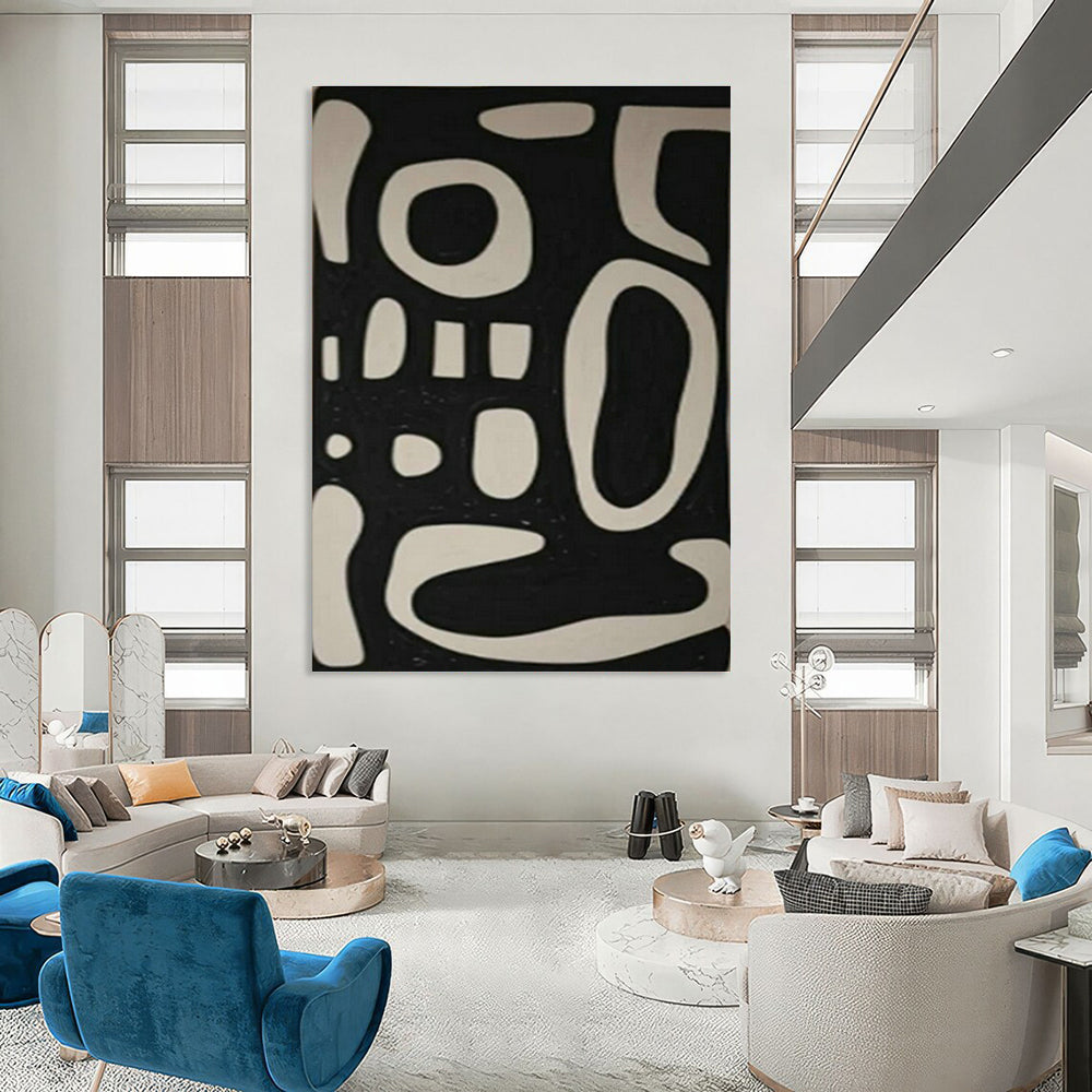 Large Customizable Handmade Abstract Wall Decor for Living Room Console Table Backdrop and Bedroom Dresser Mirror Wall DLZ1977