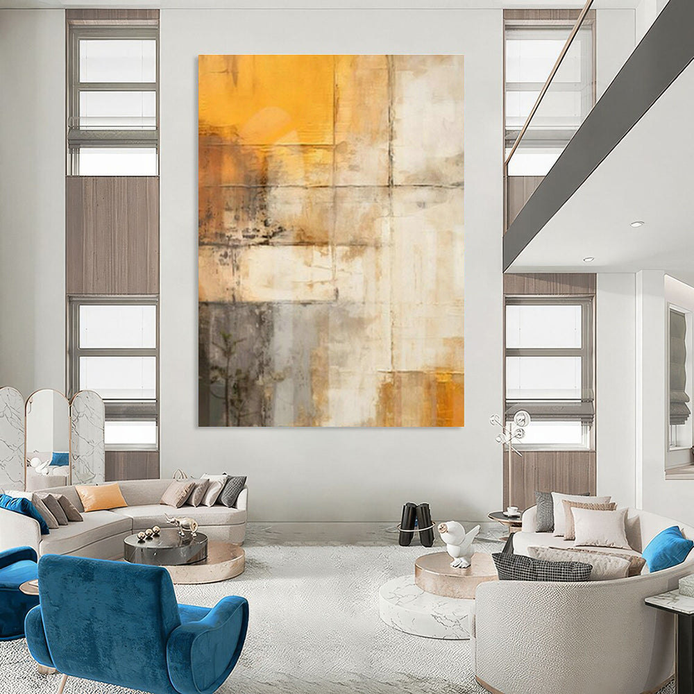 Oversized Custom Handmade Abstract Painting for Bedroom Dressing Area and Hallway Coat Rack Wall DLZ1955