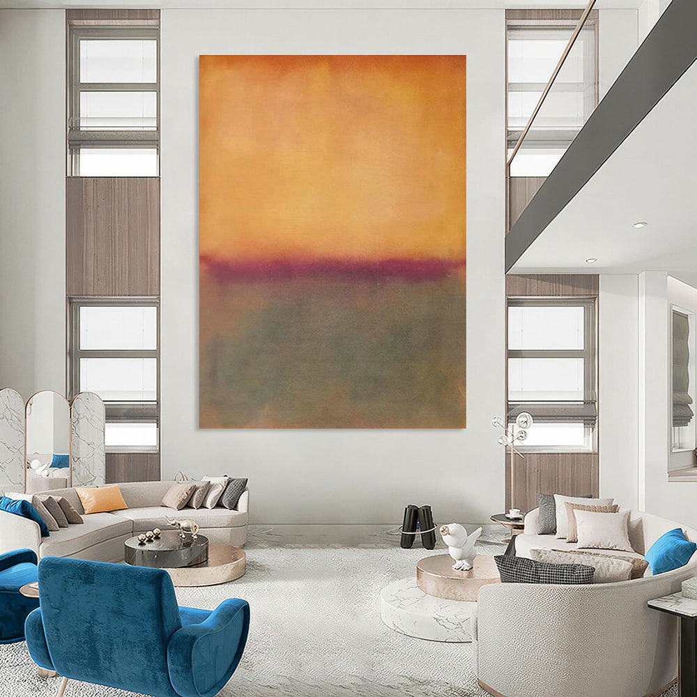 Large Hand-Painted Abstract Canvas for Bedroom & Dining Room DLZ2302