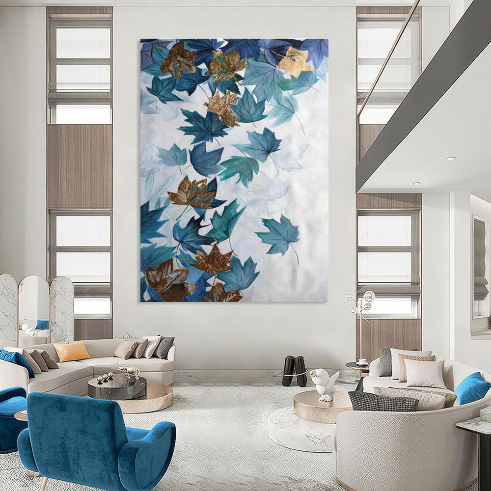Custom Hand - Painted Abstract Murals for Bedroom and Hallway DLZ0774