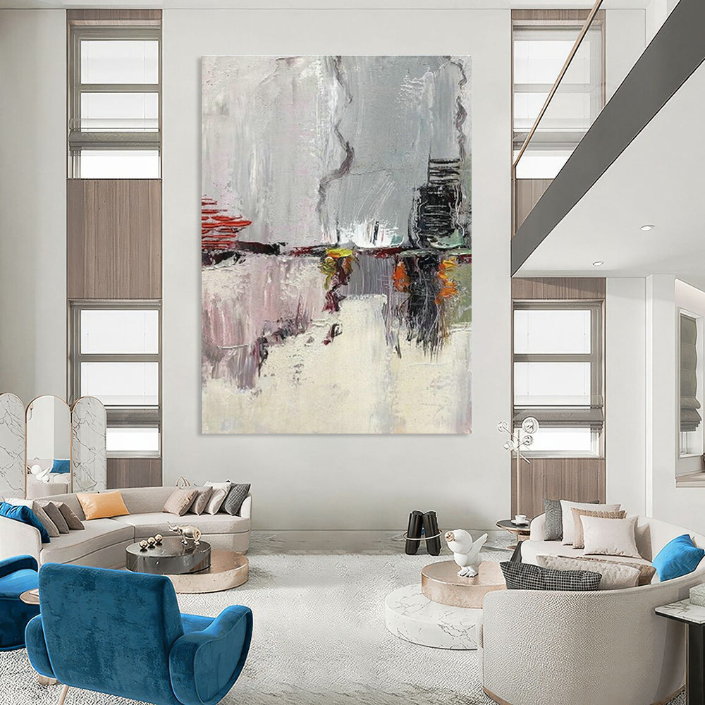 Immense Hand - Painted Abstract Canvases for Dining Room Banquet Halls & Cottage Home Gyms DLZ0610