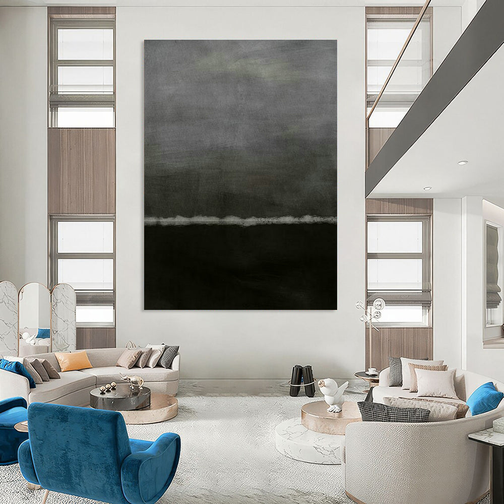 Immensely Sized Custom Abstract Painting for Living Room & Bedroom DLZ1209