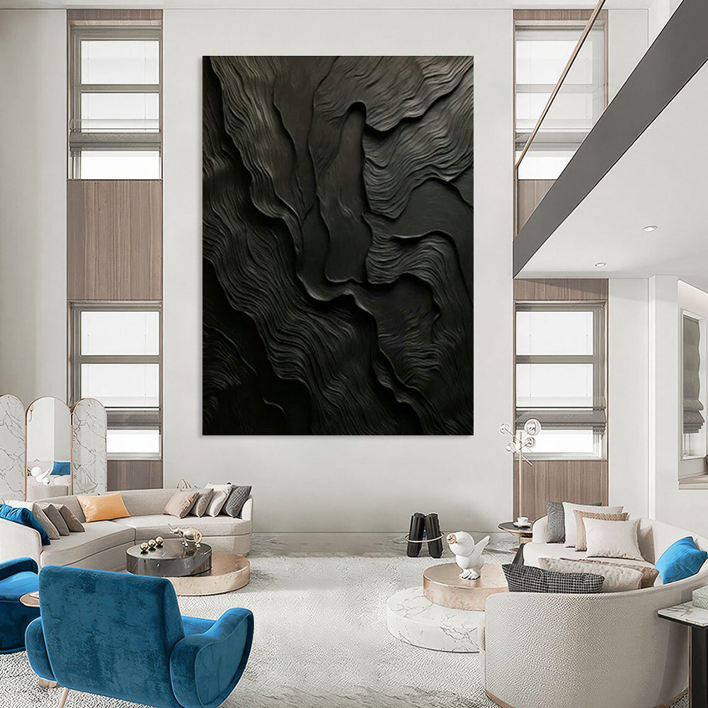 Customizable Handmade Abstract Art for Cottage Dining Room Buffet Server Wall and Entryway Hat Rack Wall DLZ1718