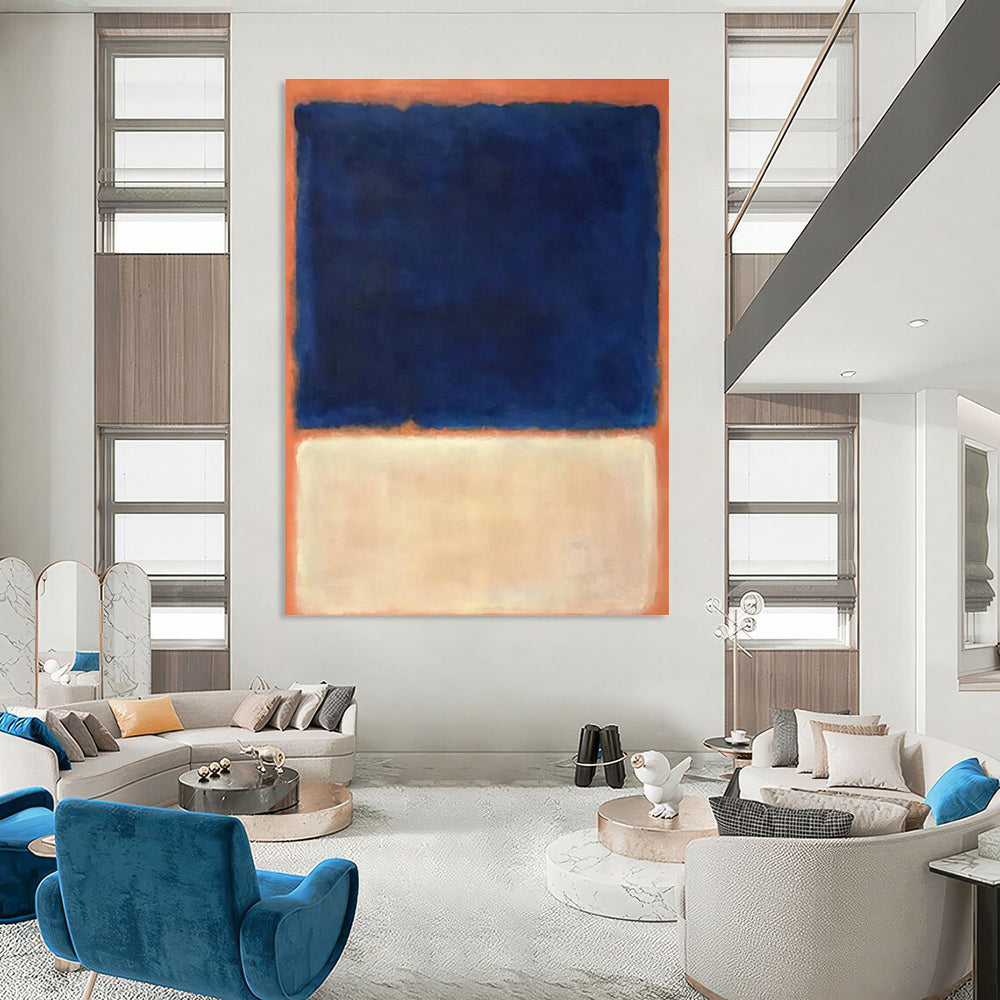 Hand-Painted Abstract Art for Cottage Bedroom & Entryway DLZ2322