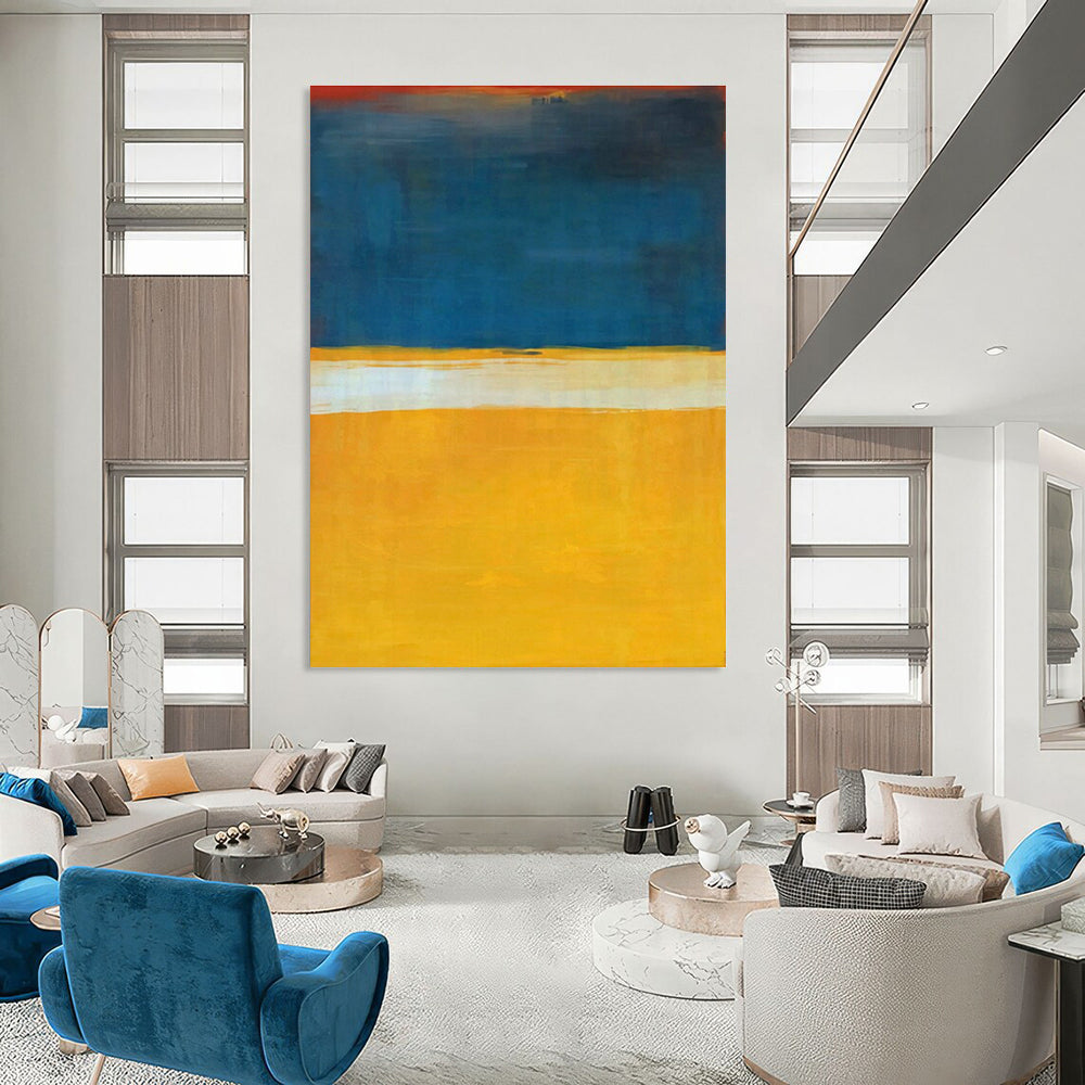 Humongous Custom-Finished Hand Painted Abstract Art for Cottage & Dining Room DLZ2097