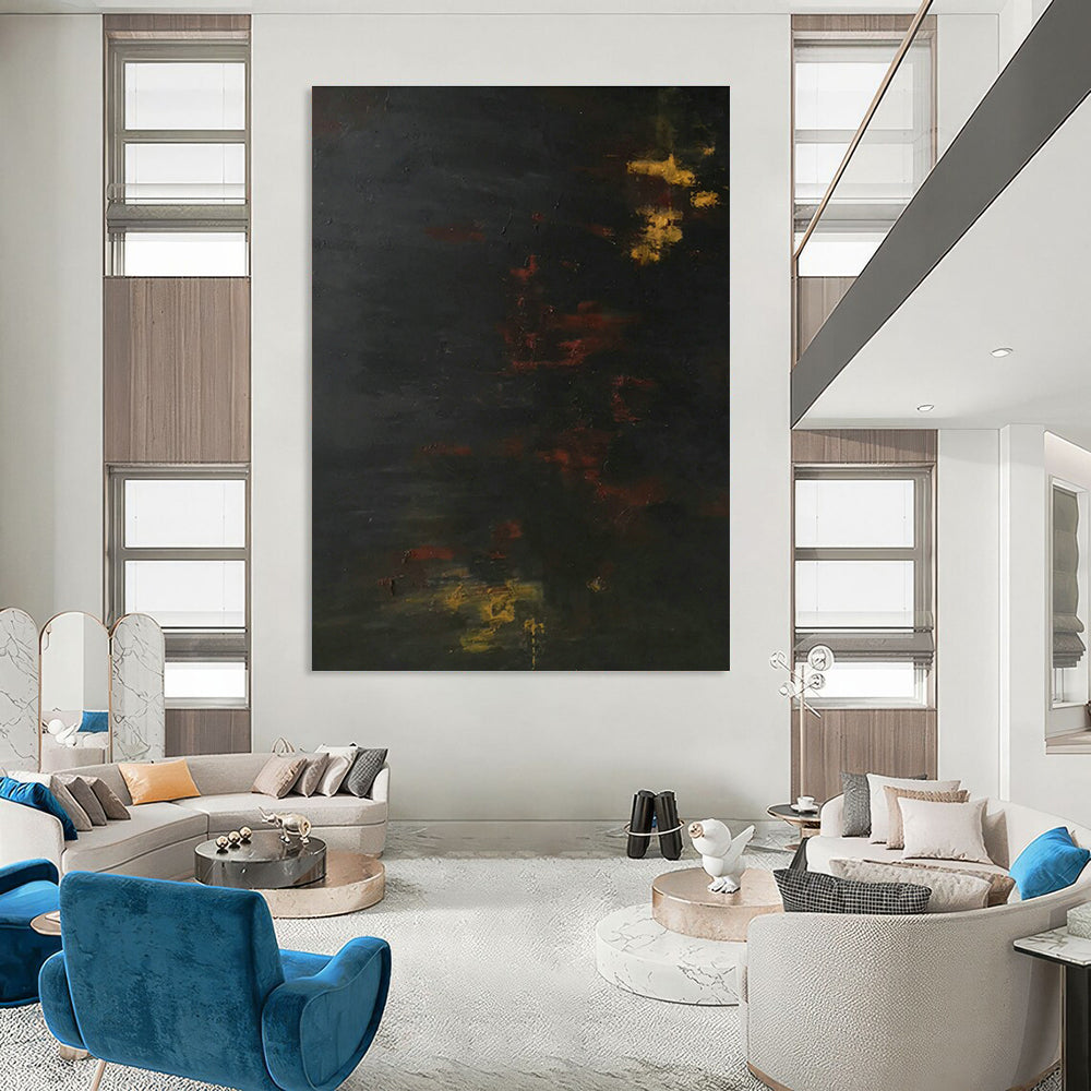 Extra - Large Abstract Hand - Painted Paintings for Entryway and Bedroom DLZ0544