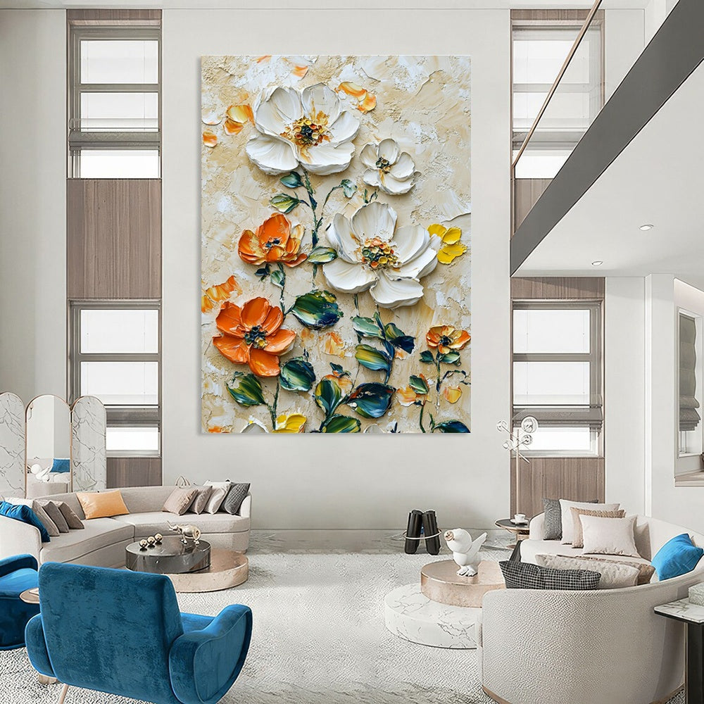Enormous Custom Abstract Canvases for Living Room Entertainment Walls & Office Training Center Halls DLZ0732