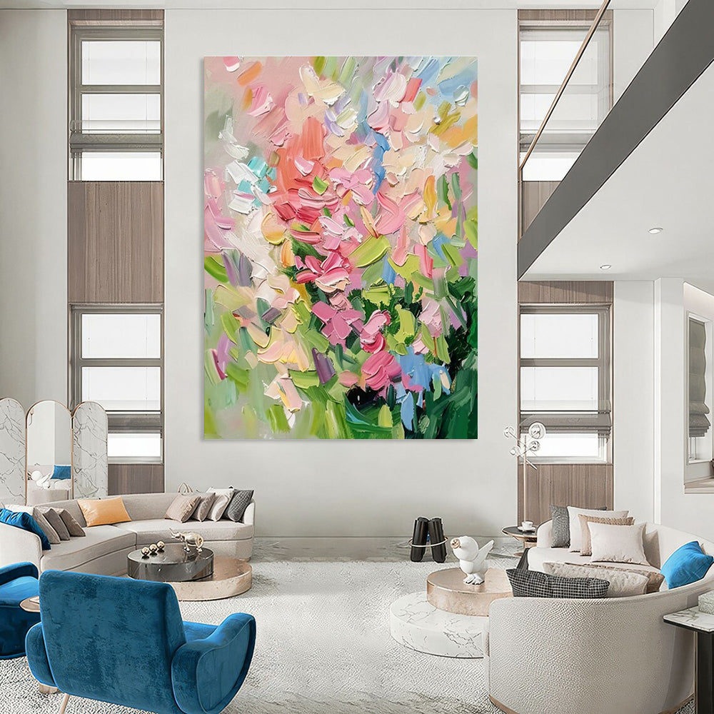 Handmade Extra - Large Abstract Wall Art Installation for Cottage Living Room & Office DLZ1410