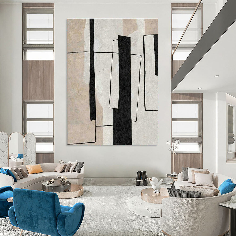 Large Customizable Handmade Abstract Wall Decor for Living Room Console Table Back Wall and Bedroom Dresser Mirror Wall DLZ2006