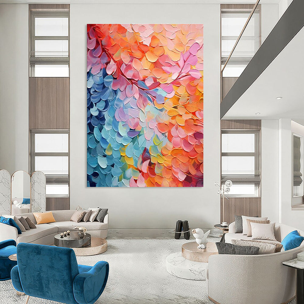 Handmade Abstract Wall Art for Bedroom & Cottage Living Room DLZ2355