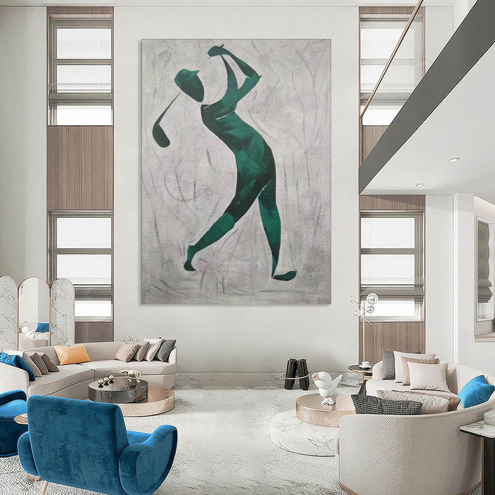 Oversized Custom - Created Abstract Painting for Cottage & Living Room DLZ2261