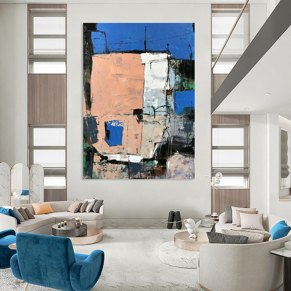 Custom Abstract Paintings for Bedroom and Entryway DLZ0765