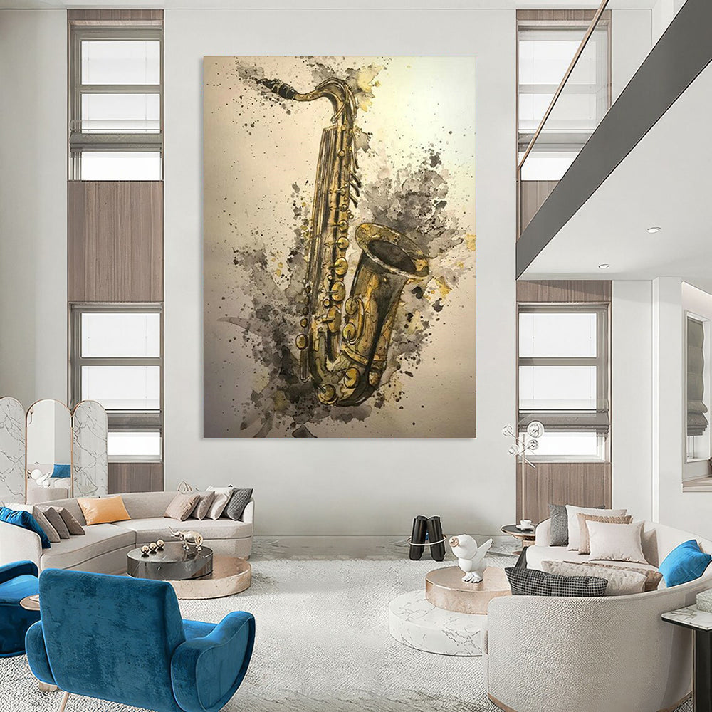 Custom Abstract Painting for Living Room & Hallway DLZ2340