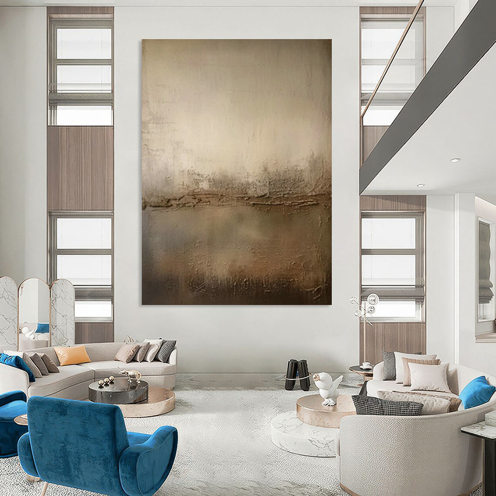 Hand - Painted Abstract Murals for Hallway Baseboard Heaters & Entryway Shoe Benches DLZ0898
