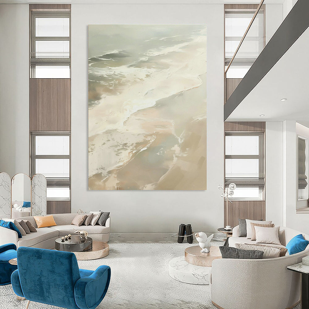 Custom - Designed Hand - Painted Abstract Art for Hallway & Entryway DLZ0658