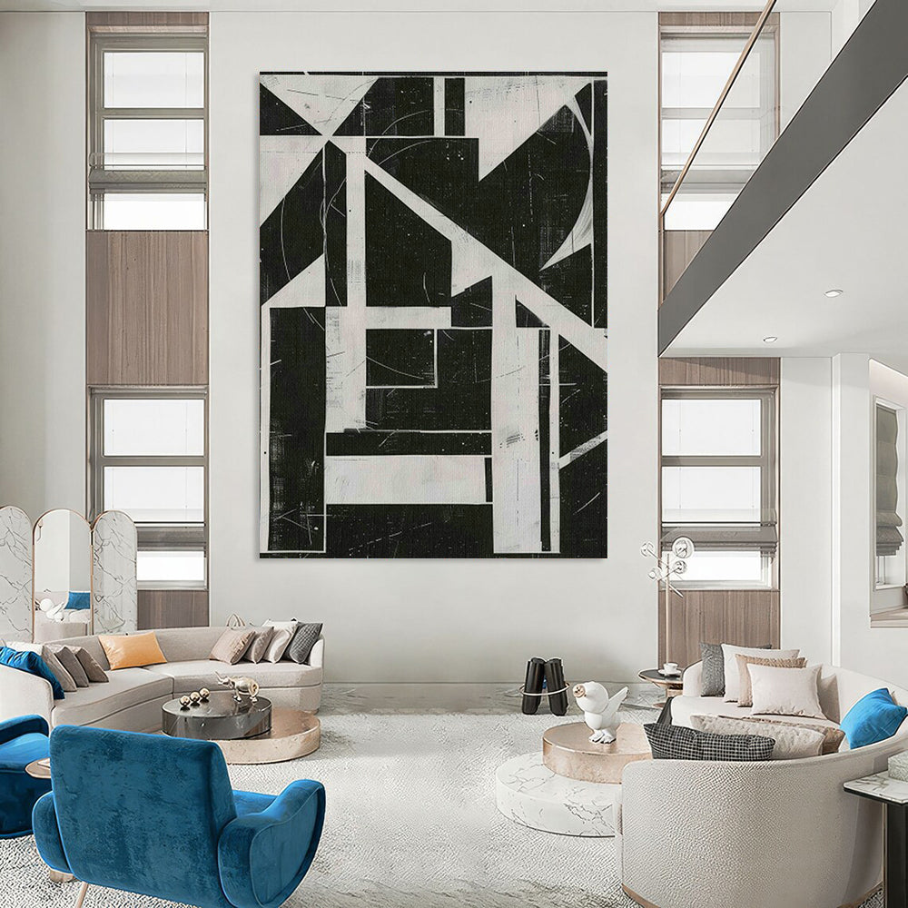 Roomy - Format Custom Hand - Painted Abstracts for Cottage Warmth DLZ0406