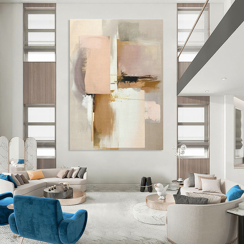 Handmade Abstract Wall Art for Cottage Dining Room and Cottage Office DLZ1639