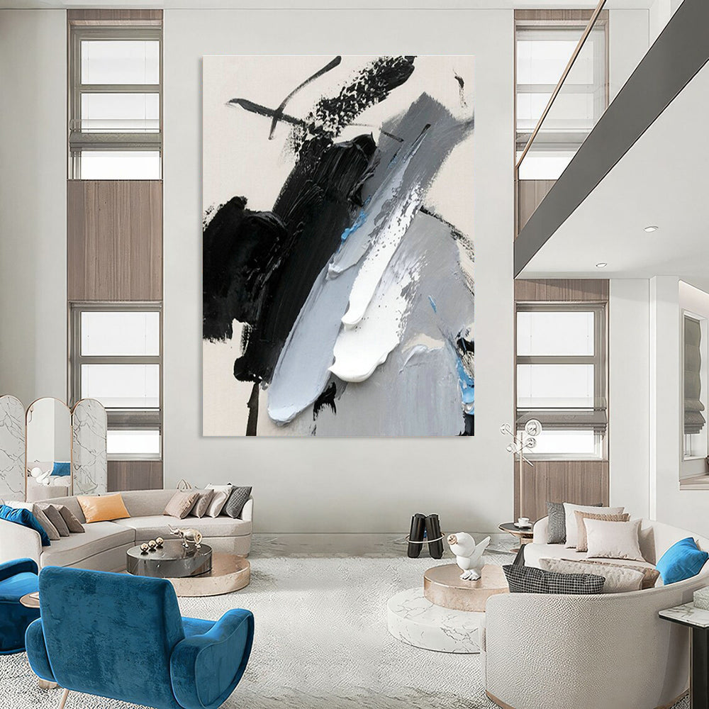 Customizable Handmade Abstract Art for Cottage Bedroom & Hallway DLZ1658