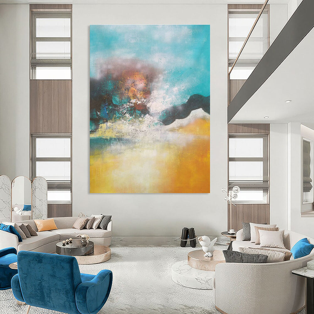 Custom Abstract Canvases for Bedroom and Dining Room DLZ0771