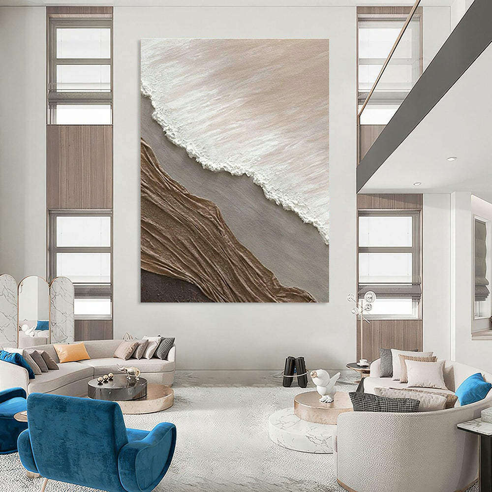 Handmade Abstract Art for Cottage Bedroom and Dining Room DLZ1603