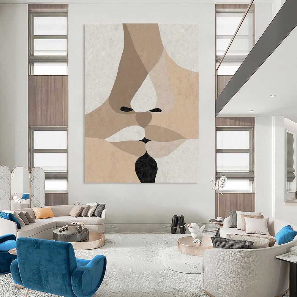 Enormous Bespoke Handmade Abstract Canvas for Office & Hallway DLZ2065