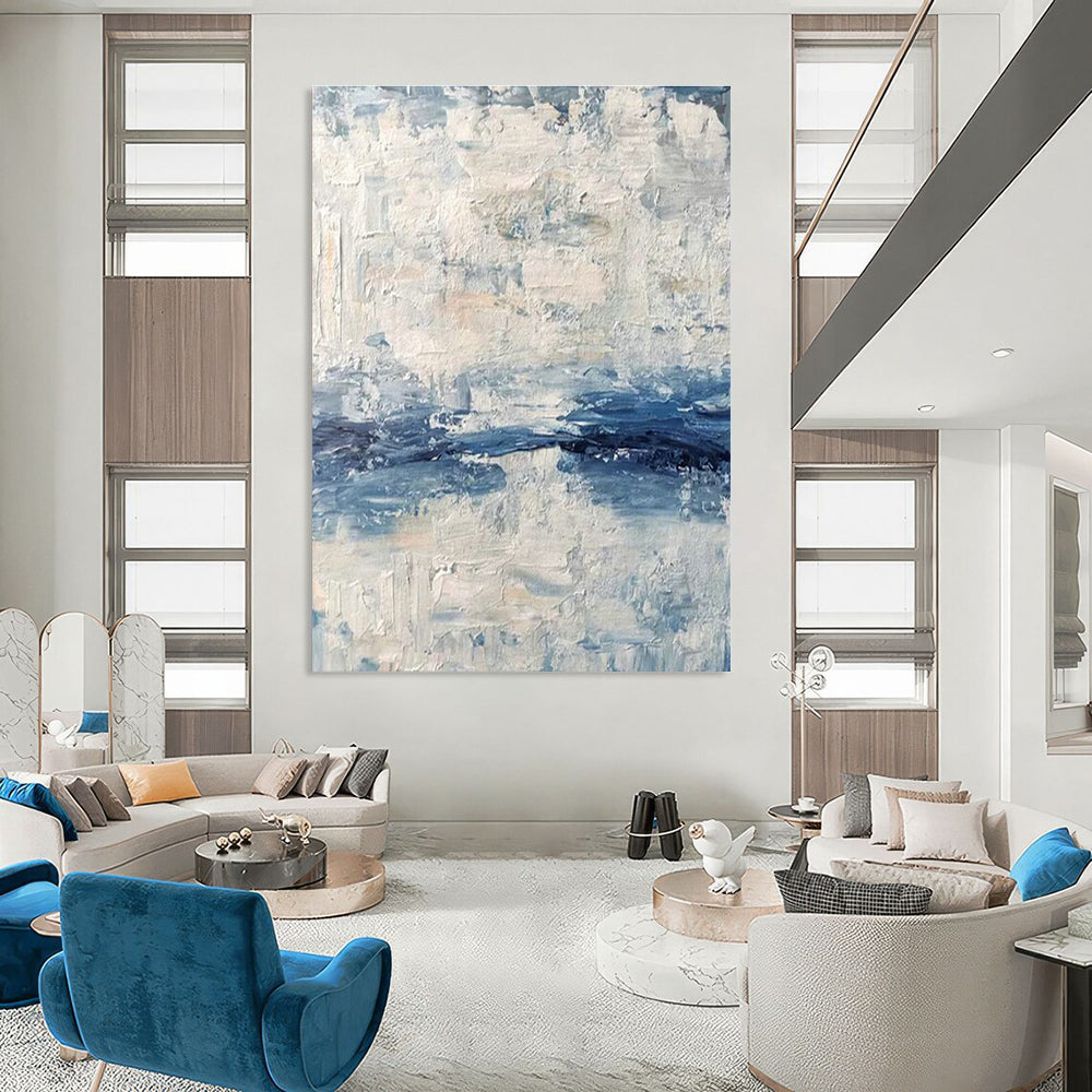 Vast Custom-Formulated Hand Painted Abstract Wall Art for Dining Room & Entryway DLZ2247