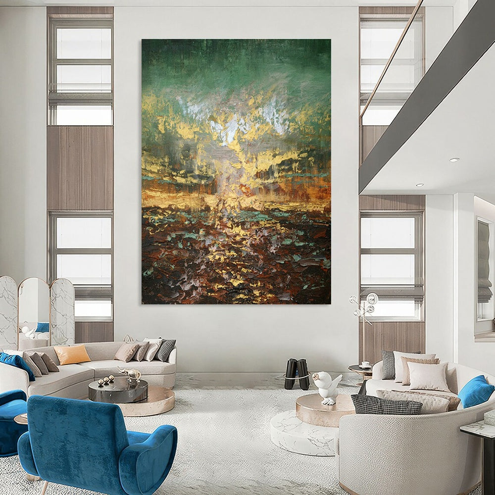 Monumental - Depth Custom Abstract Art for Office Presence DLZ0448