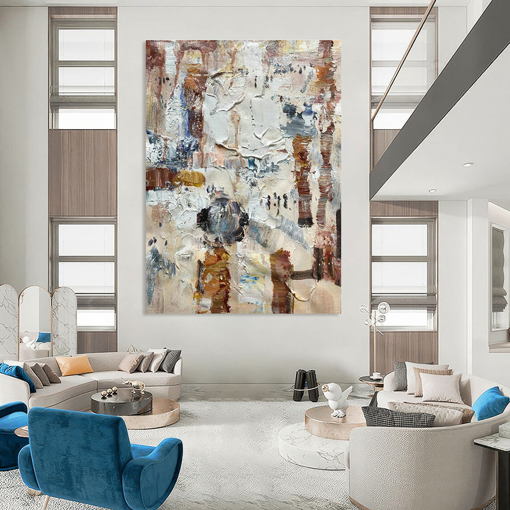Extra - Spacious Hand-Painted Abstract Artwork for Office & Living Room DLZ1309