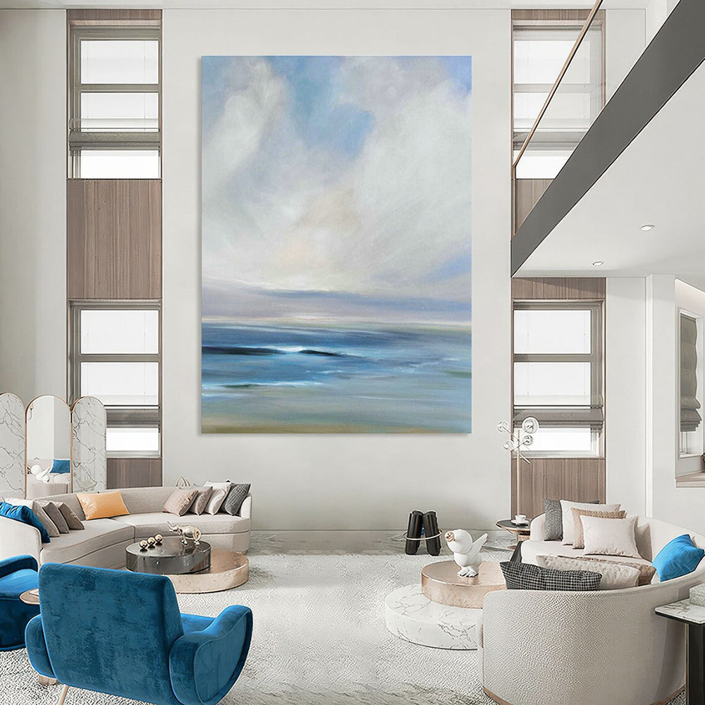 Modern Abstract Hand-Painted Art Painting, a Stylish Decoration for Dining Room and Office DLZ0964