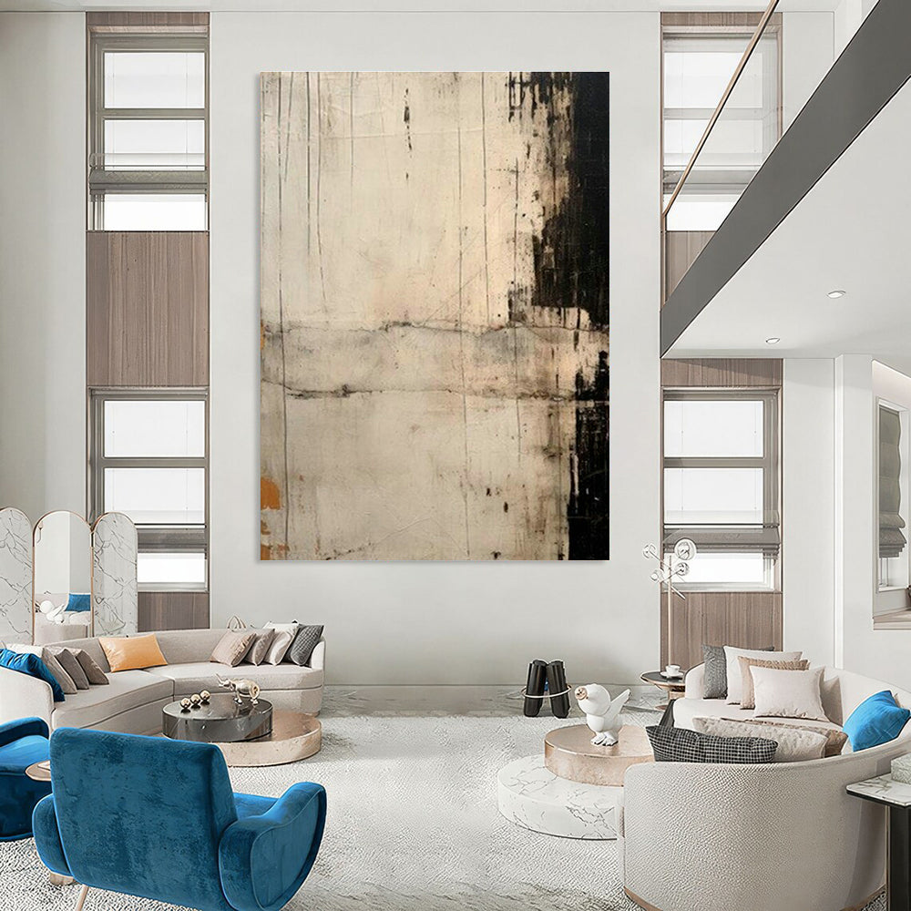 Enormous Tailored Handmade Abstract Canvas Art for Living Room & Entryway DLZ2124