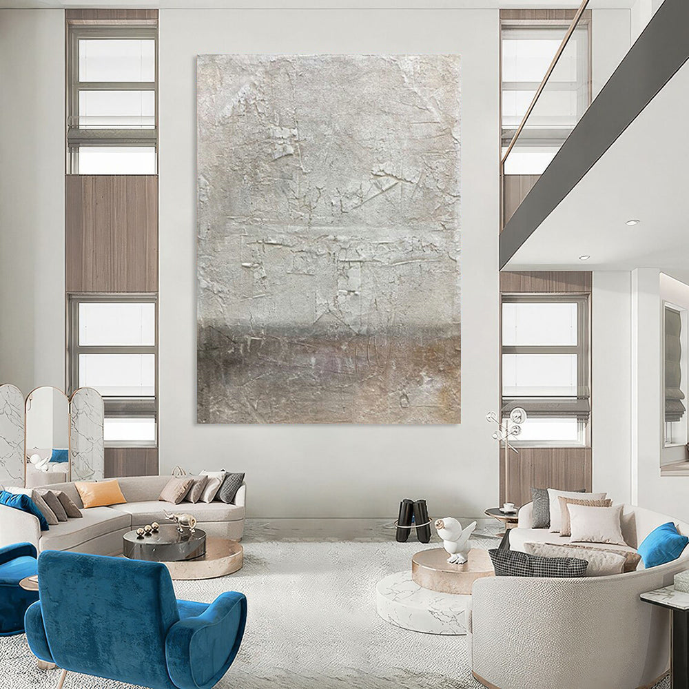 Gigantic Custom-Fit Handmade Abstract Painting for Dining Room & Hallway DLZ2191