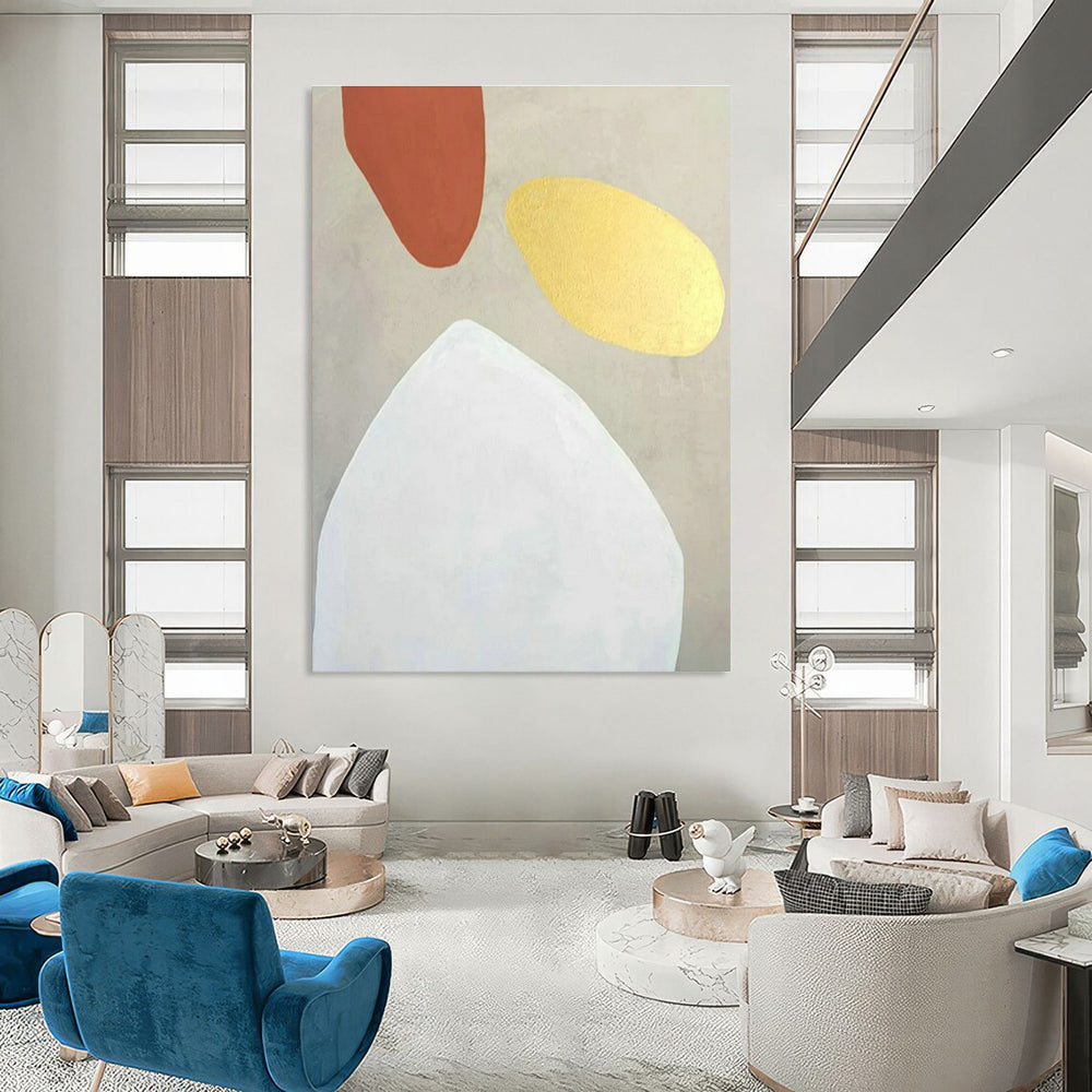 Extra-large Custom Handmade Abstract Painting for Entryway Mail Sorting Wall and Hallway Luggage Storage Niche DLZ1893