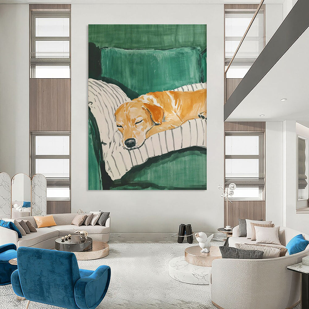Custom Hand - Painted Abstract Art for Living Room Entertainment Centers & Entryway Umbrella Stands DLZ0688