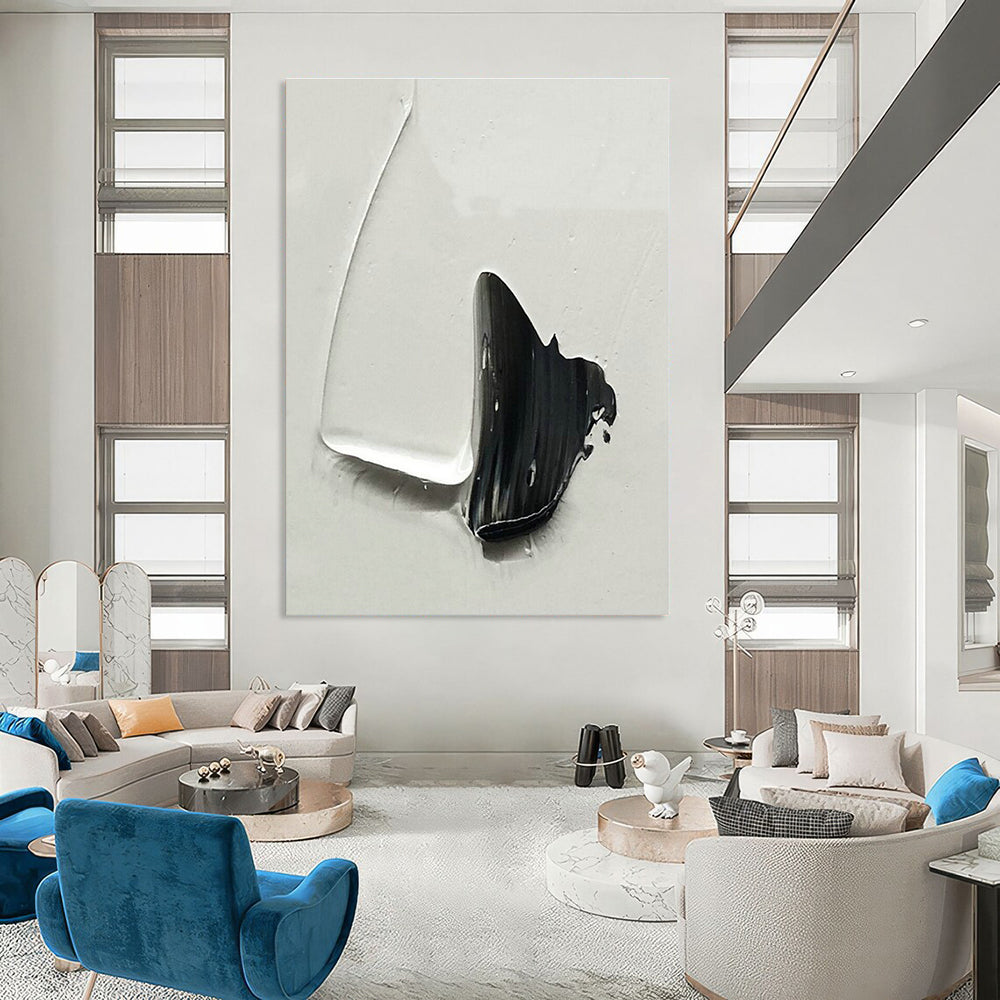 Hand-Painted Abstract Wall Centerpiece for Dining Room & Entryway Vestibule DLZ2371