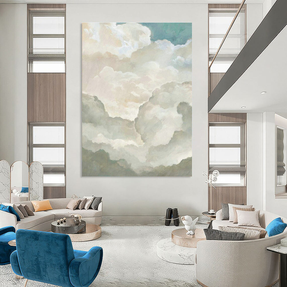 Tremendous Custom Hand - Painted Abstract Paintings for Bedroom Balcony Retreats & Office Rooftop Gardens DLZ0616