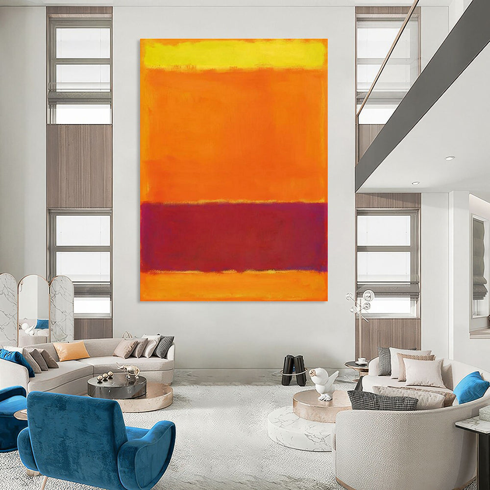Custom Hand-Painted Abstract Painting for Cottage Entryway & Office DLZ2307
