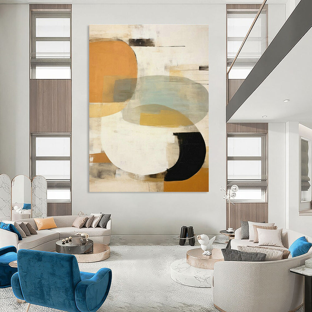 Large Custom Handmade Abstract Wall Art for Cottage Bedroom and Cottage Dining Room DLZ1632