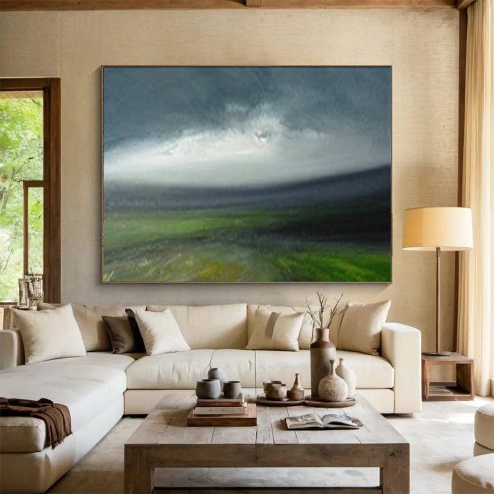 Misty Landscape Abstraction Abstract Painting THY005