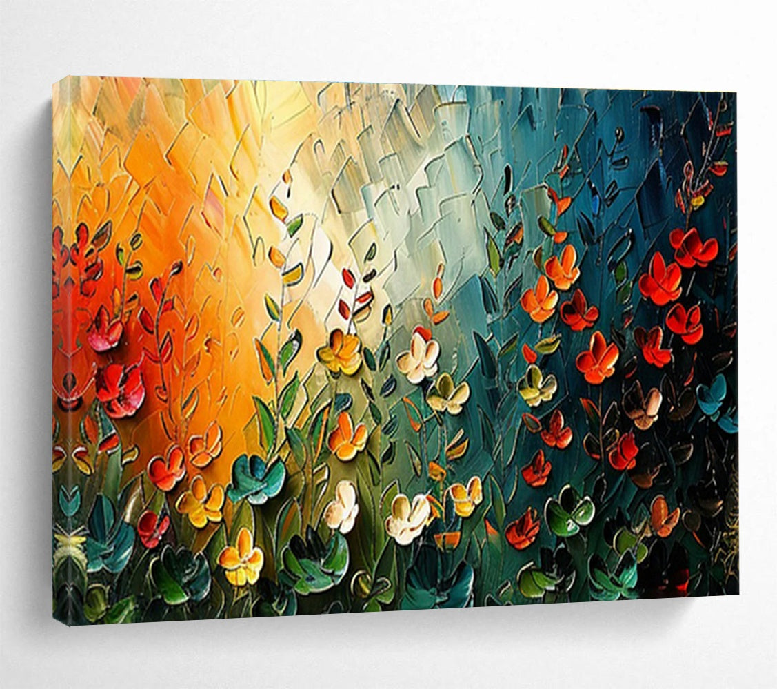 Oversized Custom Hand-Painted Abstract Art for Subterranean Cave Ecosystem Education Center DLZ3071