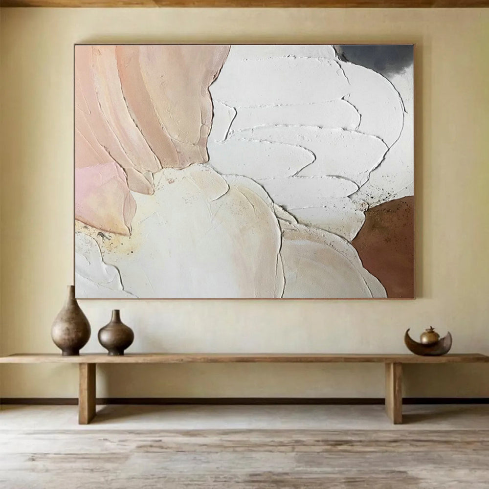 Custom-Made Autonomous Shipyard Large Abstract Hand Painting DLZ2568