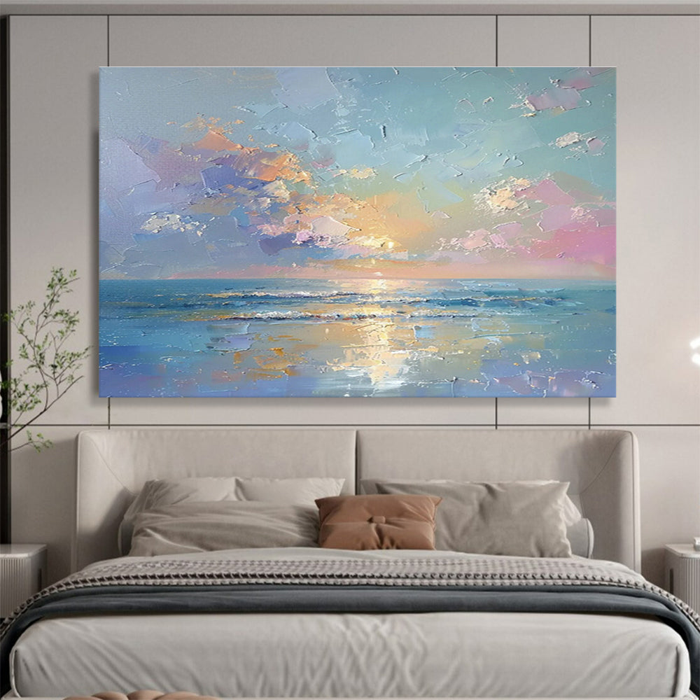 Oversized Custom Hand-Painted Abstract Art for Brewpub DLZ2747