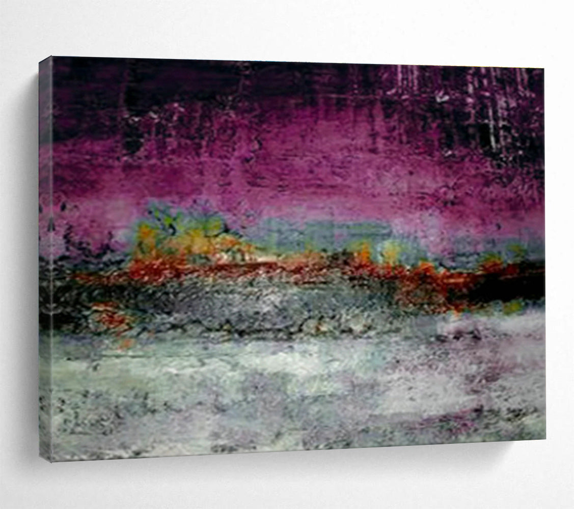 Custom Giant Abstract Hand Painting for Medical Billing Office DLZ2775