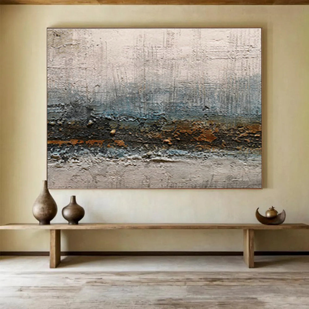 Custom-Made Giant Abstract Hand Painting for Art Supply Store DLZ2758