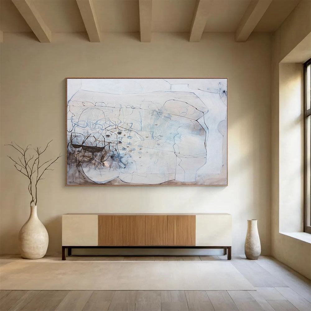Bespoke Bedroom Large Abstract Hand-Painted Decor